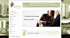 Desktop Screenshot of munhozadministracao.com.br