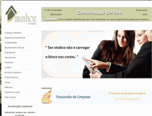 Tablet Screenshot of munhozadministracao.com.br